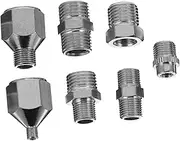 1Set Airbrush Conversion Adapter Quick Connect Disconnect Connector Kit for Airbrush Hose Versatile Compatibility for Crafting Painting and Model Making