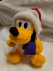 Japan Disney snowman santa PLUTO Christmas Bean Bag Plush beanie mbbp
