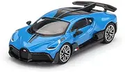 True Scale Miniatures Model Car Compatible with Bugatti Divo Blu Bugatti Limited Edition 1/64 Diecast Model Car MGT00601