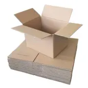20 x Cardboard Boxes 280x220x200mm Brown Packaging Carton Mailing Box Strong