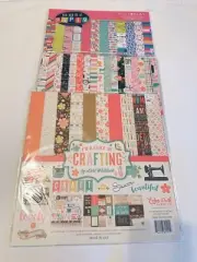 I’D Rather Be Crafting , I Love Crafting Echo Park Scrapbook Page Kit 12 x 12