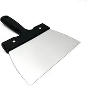 Coating Spatula for Chocolate Scraper Chocolate Thermostat Spatula Stainless Steel Dough Scraper 7.9inch (Large 20cm)