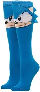 [Bioworld] Sonic Knee High Socks Sonic the Hedgehog Socks Sonic Accessories - Sonic the Hedgehog Apparel Sonic Socks