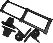 Generic 1 Set Stage Audio Trolley Box Speakers Cabinet Handles Pull Handle Spring Steel Cabinet Handle Spring Steel Grasp Handle for Speaker Car Speaker Port Replacement Black Plastic