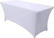 Outdoor Table Cloths Rectangle, Washable Table Cover Fitted Design, Tablecloth Furniture Protection for Camping Protective Gear Family Friends