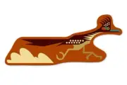 UV-Resistant Die-Cut Decal Sticker Southwest Roadrunner Bird 28843