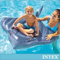 在飛比找momo購物網優惠-【INTEX】魟魚戲水浮排/水上坐騎_適用3歲以上(5755