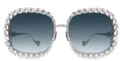 Anna-Karin Karlsson STARRY SKY Ice Crystal Women’s Sunglasses Silver Size 54