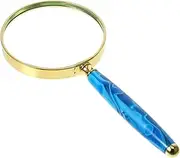 UTHCLO Handheld Magnifying Glass Optical Glass Magnifier for Reading Exploring Nature Lightweight Portable for Seniors and Present for