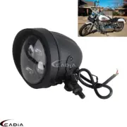 Vintage 4.5" LED Headlight Retro Visor Headlamp For Cruiser Old School Custom