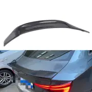 Carbon Fiber Rear Trunk Diffuser Spoiler Wing R Style Fit For Audi A3 RS3 S3 (for: Audi)