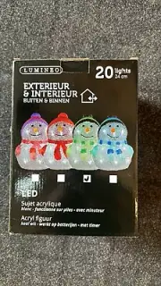 christmas lights Snowmen