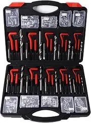 261 Pieces Thread Repair Tools, Coil Thread Repair Kit, Wear Resist Thread Insert Repair Kit, Thread Repair Insert for Automotive Parts Switch Equipment