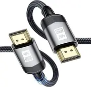 4K HDMI Cable 1.5M, sweguard 5ft HDMI 2.0 Cable UHD 18gbps HDMI Cord 30AWG Nylon Braided HDMI Supports 4K@60Hz 2K@144Hz 3D 2160p HD 1080p HDCP 2.2 ARC for PS4/3,Blu-ray,Sky,Monitor,Laptop,PC