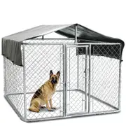 Pet Dog Kennel Enclosure Playpen Puppy Run Exercise Fence Cage Play Pen A4