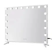 80x65cm Embellir Makeup Mirror Hollywood Vanity with LED Light White Frame