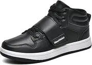 [LAZAZAFI] Boys Girls Sneaker High Top Basketball Shoes Kids Trainers Outdoor Sports Athletic Shoes Walking Shoes for Athletic School Gym