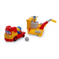 在飛比找momo購物網優惠-【SUPER WINGS】3合1工程車基地組(飛機 卡通)