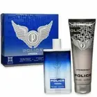Perfume for Men Set Police Frozen EDT 100ml+Aftershave+Samples Gift