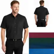 CornerStone ® Short Sleeve SuperPro ™ Twill Shirt w/ Stain Release SP18 XS-4XL