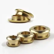 1PC Brass Screw Back Grommet Eyelet Ring with Washer Round Loop Leather Craft