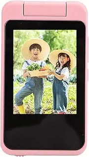 Digital Camera - MP3 Player, 2.8in IPS Touch Screen Kids Camera, Children Digital Video Camera, Toddler Toy Portable Travel Kids Selfie Camera (Pink)