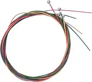 4Pcs Guitar String Kit Stainless Steel Electric Bass Colored String Acoustic Guitar 120cm