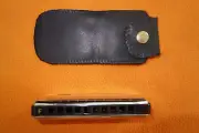 New SUZUKI BLUESMASTER HARMONICA Key F w/ Gig Bag Bronze Laser Tuned Reed harp