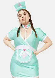 Plus Scrubs Nurse Costume Set