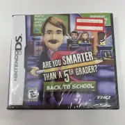 Are You Smarter Than a 5th Grader Back to School (Nintendo DS, 2010) Brand New