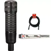 Electro-Voice RE-320 Premium Dynamic Microphone Bundle w/ Mic Strip & XLR Cable
