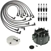 ACDelco Ignition Kit Distributor Rotor Cap Wire Spark Plugs for C10 C20 V8