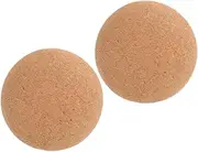 2pcs Cork Massage Balls High Density Massage Balls for Deep Tissue Relief for Yoga Back Neck and Foot for Muscle