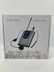 Hotec H-U05 Wireless Headset Lavalier Microphone 32 UHF Frequencies Rechargeable