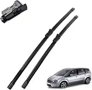 LHD Front Wiper Blades,For,Ford,For S-max 2006-2010 2011 2012 2013 2014 2015 Car Windshield Windscreen Front Window 30"+26"