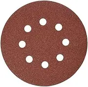DEWALT DW4309 5-Inch 8 Hole 80 Grit Hook and LoopRandom Orbit Sandpaper (25-Pack)