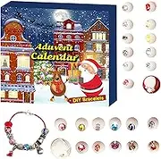 Advent Calendars Bracelet - Jewelry Advent Calendars for Girls,Christmas Charm Bracelet, 24 Days Christmas Countdown Calendar for Girls Boys