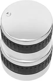 VINTORKY 2pcs Cooktop Burner Control Knobs Replacement Knobs for Gas Range Stoves Easy Installation Hole Smooth Rounded Design for Accurate Control