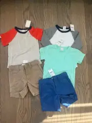 Crew cuts boys size 2 lots of five pieces summer clothes NWT