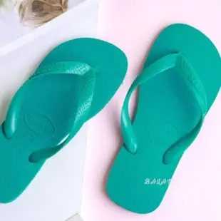 【havaianas 哈瓦仕最優惠】TOP 綠色(拖鞋 女款 夾腳拖 素色 巴西 夏日必備 海灘拖)