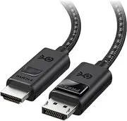 Cable Matters Unidirectional 32.4Gbps DisplayPort to HDMI Cable - 1.8m, Display Port to HDMI Cable for 4K@120Hz, 8K@60Hz, DP 1.4 to HDMI for RTX 4080/4090, RX 7800/7900 and More