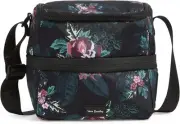 Womens Recycled Lighten Up Reactive Expandable Cooler Lunch Bag, Rose Foliage