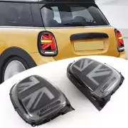Smoke LED Tail lights For Mini Cooper F55 F56 F57 2014-2022 Union Jack Rear Lamp (for: Mini)