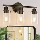3-Light Bathroom Light Fixtures, Oil Rubbed Bronze Bathroom Wall Lights, Mode...