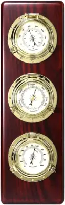 Ambient WS-GL032 Porthole Collection Weather Center with Thermo,Hygrometer,Baro