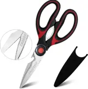 CHANSHIN Kitchen Scissors,Sharp Scissors for Kitchen Shears with Cover Cookin...