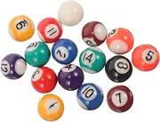 Mini Billiard Balls Set for Boys and Girls 25mm Pool Balls for Training