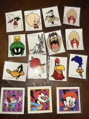 Vintage 1994 Looney Tunes Small Tattoos Animaniacs Kids Temporary Tattoos