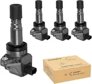 NPAUTO Ignition Coil Pack Automotive Replacement Parts compatible with 2012-2015 Honda Civic L4 1.8L, 2016-2017 Honda HR-V, 2013-2015 Acura ILX L4 2.0L, Set of 4