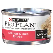 Pro Plan Adult Salmon & Rice Entree Wet Cat Food - 85g